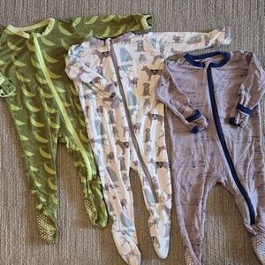 KickeePants Sleeper 3-6Mo. Bundle Of 3